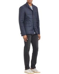 Vince Quilted Three Button Sportcoat Blue Size L