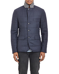 Vince Quilted Three Button Sportcoat Navy