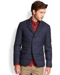 Vince Quilted Wool Blazer