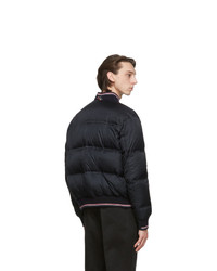 Thom Browne Navy Down Relaxed Blouson Jacket