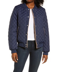 UGG Reversible Quilted Faux Shearling Bomber Jacket