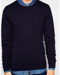 Esprit Quilted Knitted Sweater