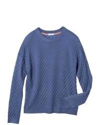 Xhilaration Juniors Textured Sweater Slate M