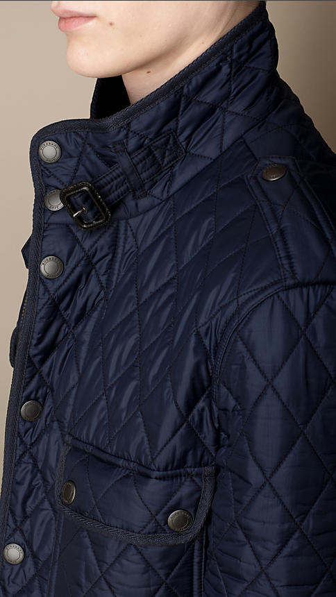 Burberry Diamond Quilted Field Jacket, $875 | Burberry | Lookastic