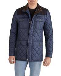 Cole Haan Signature Mixed Media Quilted Jacket