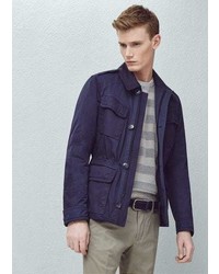 Mango Outlet Quilted Field Jacket