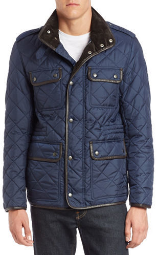 mens quilted field jacket