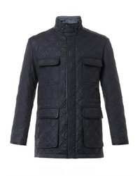 Brioni Quilted Silk Field Jacket