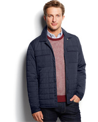 Kenneth Cole Solid Quilted Shirt Jacket