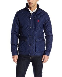 Men's Navy Quilted Field Jackets from Amazon.com | Lookastic