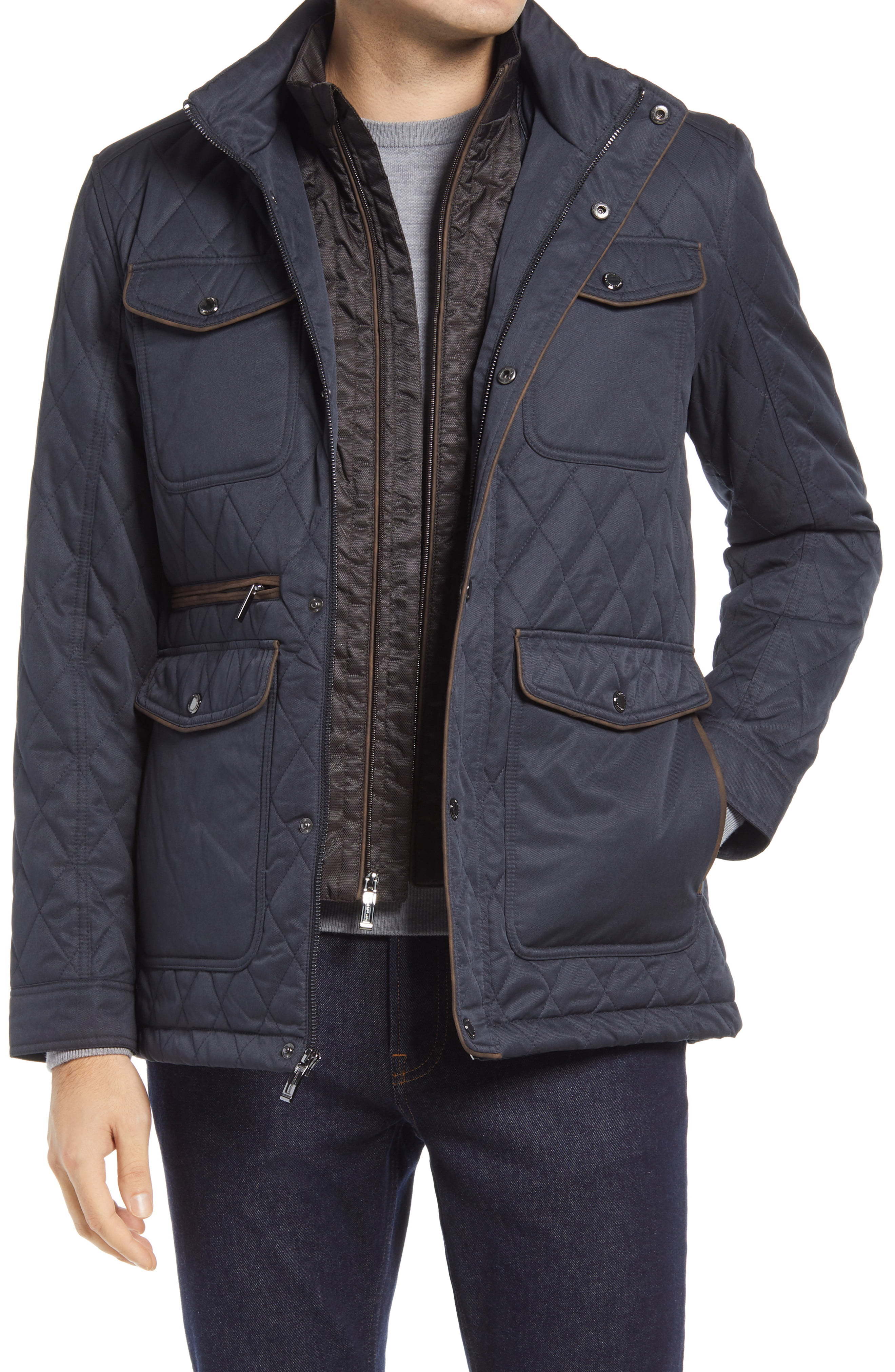 Johnston & Murphy Water Resistant Quilted Jacket, $289 | Nordstrom ...