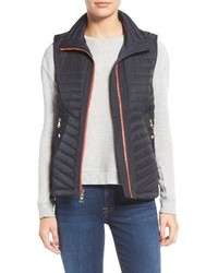 Vince Camuto Contrast Trim Quilted Vest