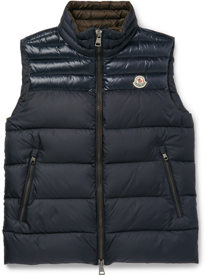 Moncler Dupres Quilted Shell Down Gilet, $730 | MR PORTER | Lookastic