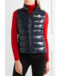 Moncler Ghany Quilted Shell Down Gilet Navy