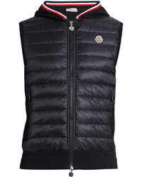 Moncler Maglia Knit Back Quilted Down Gilet
