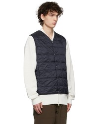 TAION Navy Buttoned Down Vest
