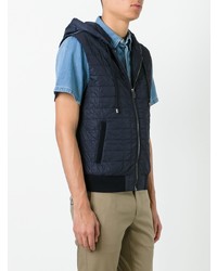 Dolce & Gabbana Quilted Gilet Blue