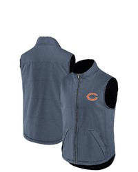 NFL X DARIUS RUCKE R Collection By Fanatics Navy Chicago Bears Full Zip Vest At Nordstrom