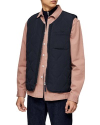 Topman Shallot Quilted Vest