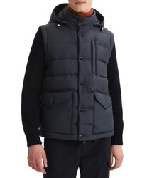 Woolrich Sierra Sweater Sleeve Hooded Wind Water Resistant Down Jacket