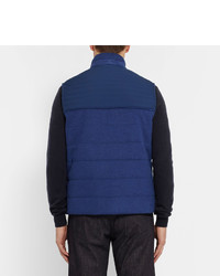 Loro Piana Slim Fit Quilted Storm System Shell And Cashmere Blend Gilet