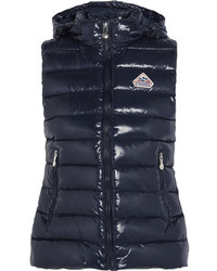 Pyrenex Spoutnic Quilted Glossed Shell Down Gilet Storm Blue