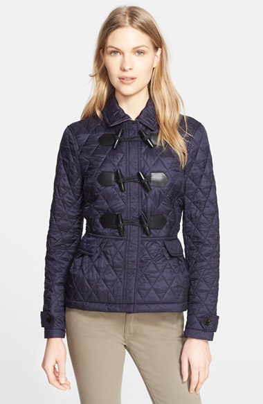 Burberry Brit Coleworth Toggle Quilted Jacket, $695 | Nordstrom | Lookastic