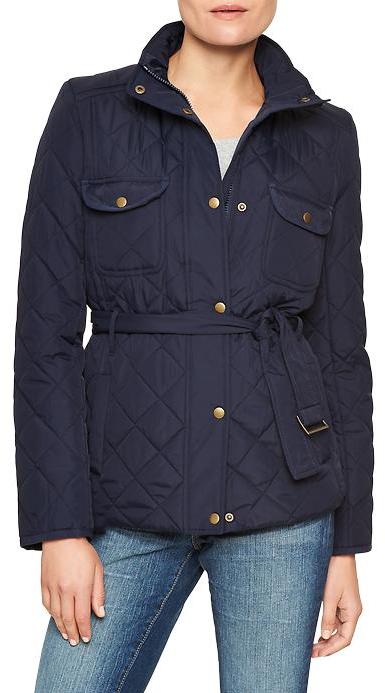 gap quilted jacket
