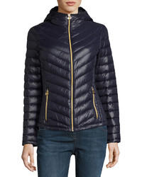 MICHAEL Michael Kors Michl Michl Kors Packable Quilted Jacket Whood Navy