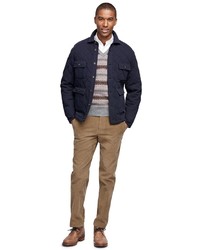 Brooks Brothers Quilted Button Front Jacket