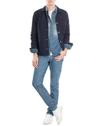 A.P.C. Quilted Cotton Shirt Jacket