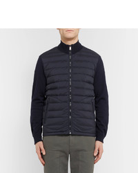 Ralph Lauren Purple Label Quilted Shell And Wool Blend Jacket