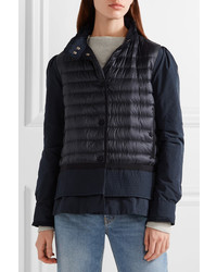 Moncler Quilted Shell Down Jacket Storm Blue