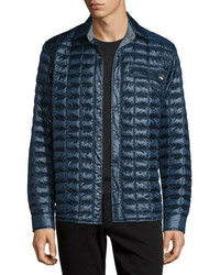 The North Face Reyes Thermoball Quilted Shirt Jacket Navy