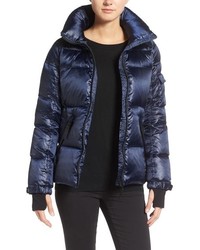 S13/Nyc S13 Kylie Metallic Quilted Jacket With Removable Hood