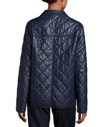 The Row Bastian Quilted Leather Coat