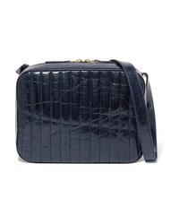 Victoria Beckham Quilted Textured Leather Camera Bag