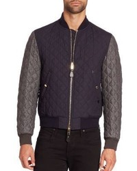 Burberry Betley Mixed Wool Quilted Jacket