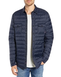 Faherty Atmosphere Quilted Water Resistant Shirt Jacket