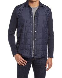 BOSS Regular Fit Quilted Front Shirt Jacket