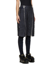 Sacai Navy Quilted Shorts