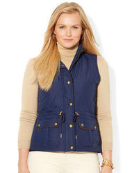 Lauren Ralph Lauren Plus Quilted Drawstring Vest