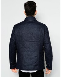 Sisley Reversible Quilted Wool Coat