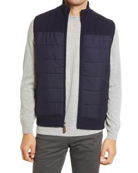 Amicale Quilted Wool Cashmere Vest