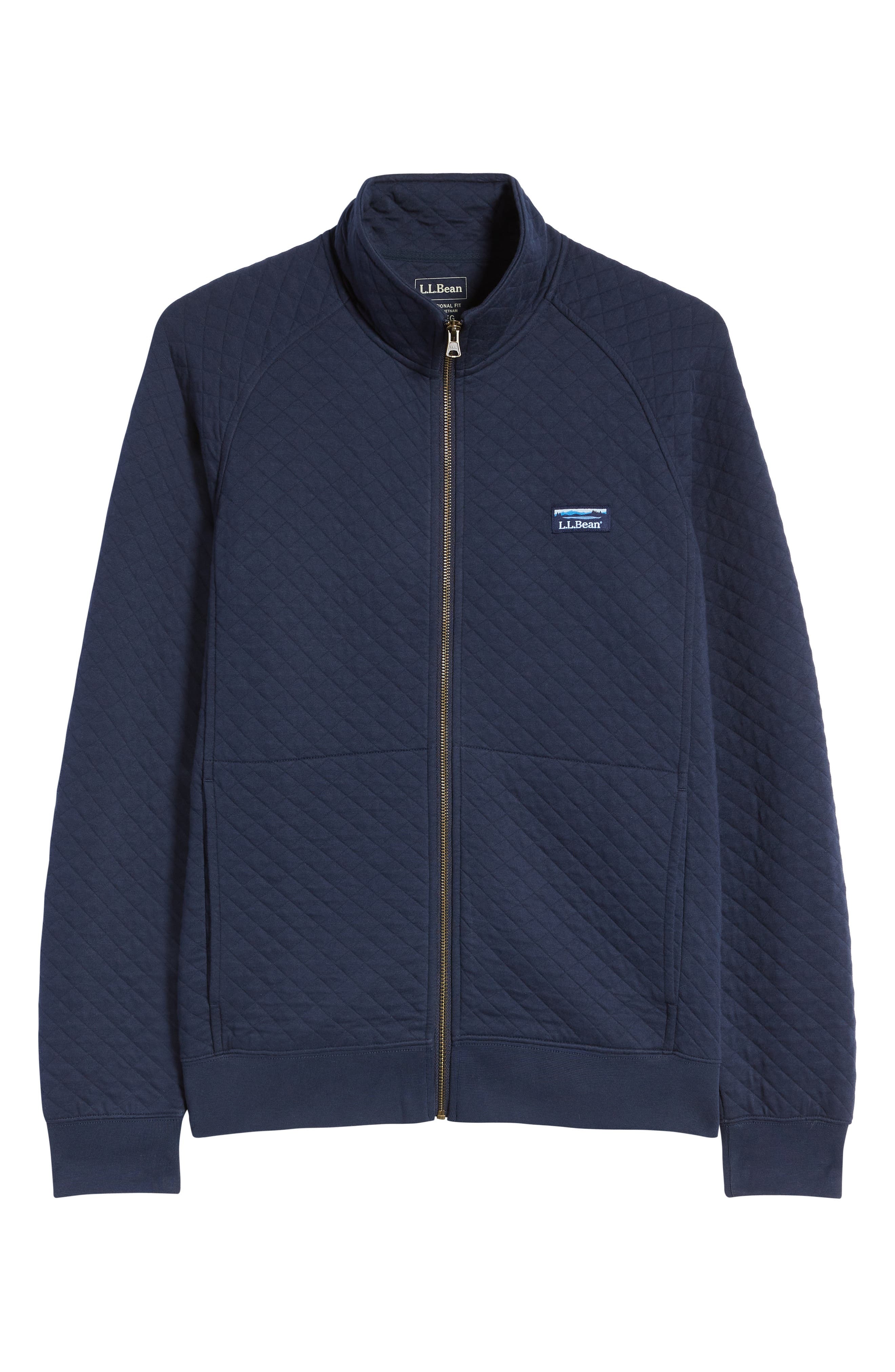 L.L. Bean Quilted Sweatshirt Jacket, $47 | Nordstrom | Lookastic