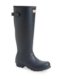Hunter Original Tall Adjustable Back Waterproof Rain Boot