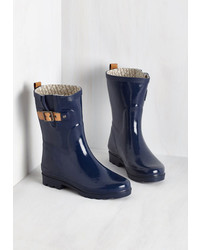 Washington Shoe Company Chooka Puddle It Be Rain Boot In Navy