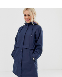 Asos Petite Asos Design Petite Raincoat With Brushed
