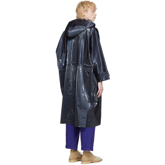 Toogood Black The Ploughman Coat, $623 | SSENSE | Lookastic