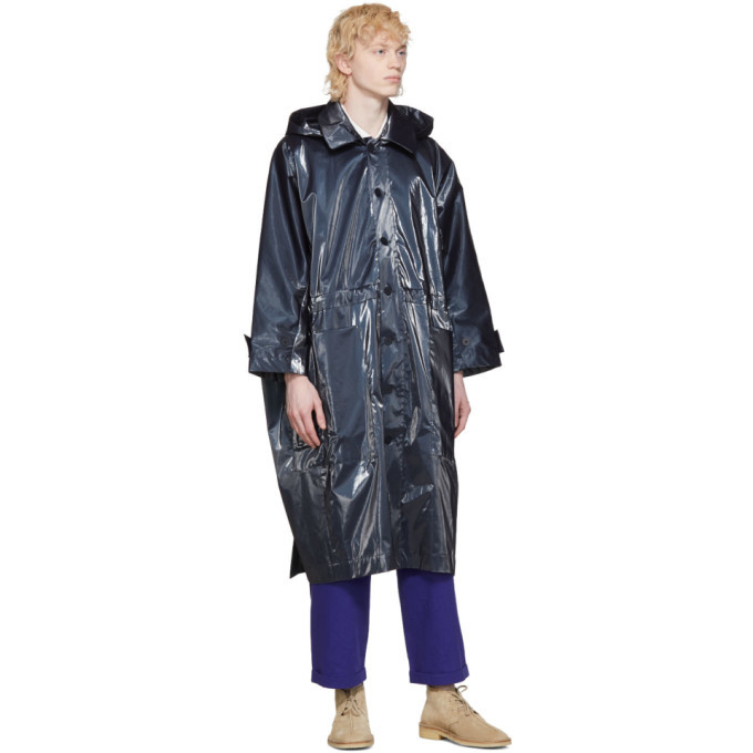 Toogood Black The Ploughman Coat, $623 | SSENSE | Lookastic